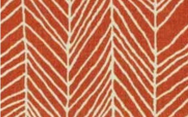 Orange and white line pattern