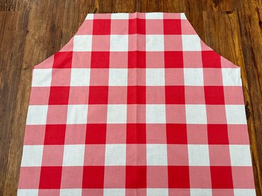 open apron after cutting