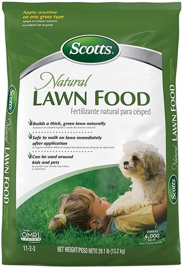 Bag of Scotts Natural Lawn Food