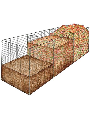 Gardener's Supply Company's 3-Bin Wire Composter