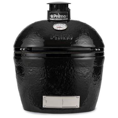 Primo Oval 300 kamado grill, shown on a white ground