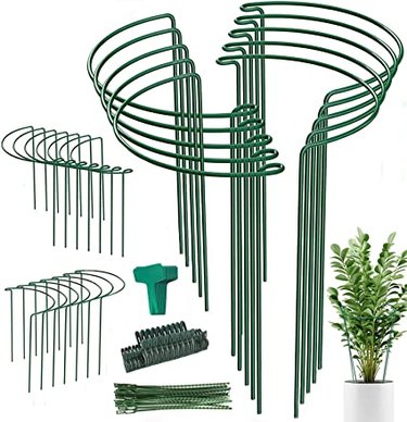 plant stakes, clips and plant tags