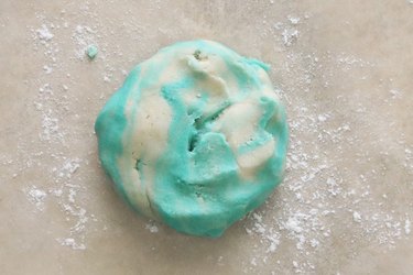 Marbled sugar cookie dough
