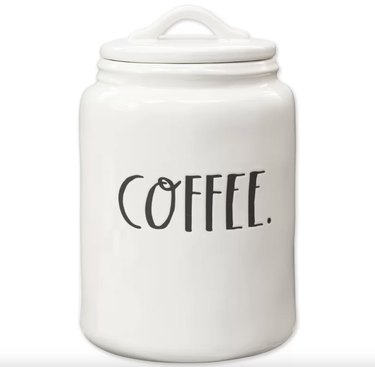 Coffee Gator Stainless Steel Canister - Large 22oz, Silver Coffee