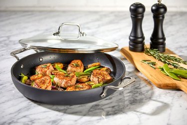 12-inch Everyday Pan with glass lid and side handles