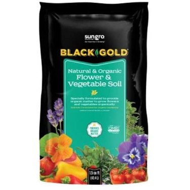 Bag of SunGro Black Gold soil