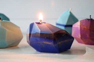 Gemstone candles