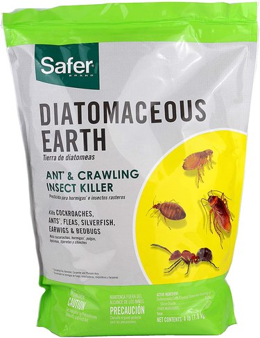 Diatomaceous earth controls roly-polies.