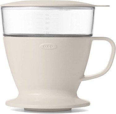 An OXO Brew Pour-Over Coffee Maker