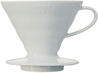 A Hario V60 Pour-Over Coffee Dripper