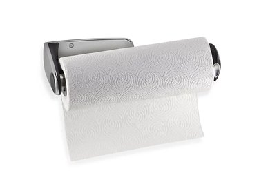 SMARTAKE Paper Towel Holder for One Hand Tear, 01-silver