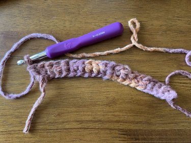 Single crochet stitches