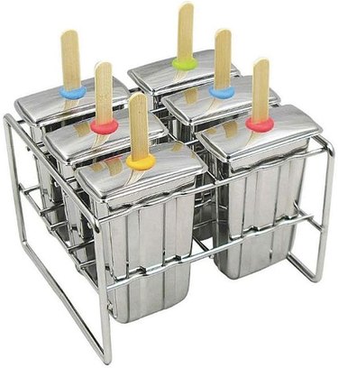 Onyx Stainless Steel Popsicle Molds