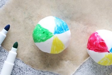 Beach ball truffles