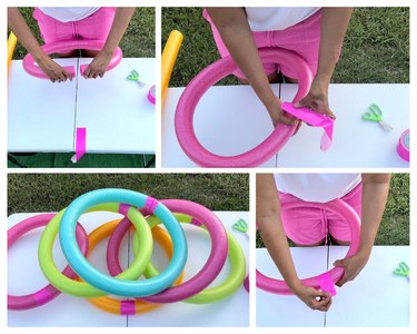 Pool Noodle Obstacle Course