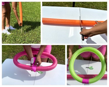 Pool Noodle Obstacle Course