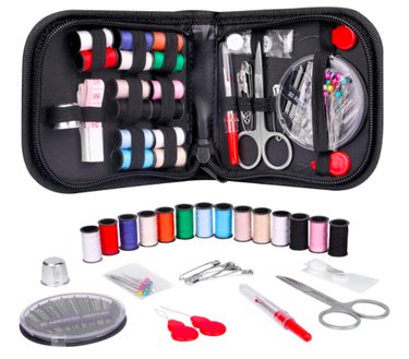 Sewing Kit with Case Portable Sewing Supplies for Home Traveler, Adults,  Beginne