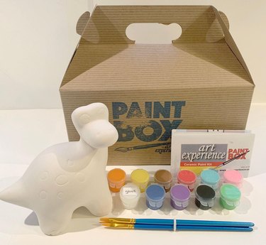 Paint Your Own Dinosaur Lamp Kit, DIY Dinosaur Toy Painting Kit