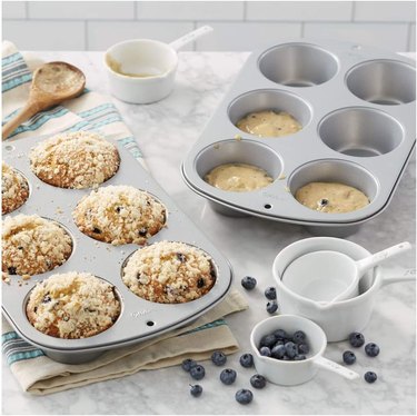 6 Pack: Wilton 12-Cup Muffin Pan by Celebrate It, Size: Standard, Silver