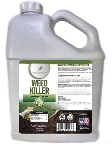 Natural Elements weed killer, fast-acting and see results in an hour.