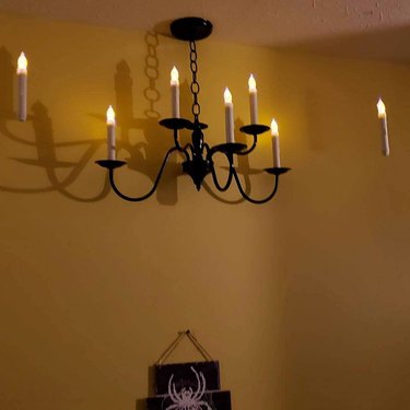 Candlebra and floating candles