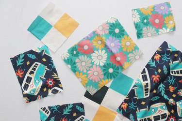 Fabric scraps for DIY beeswax wraps