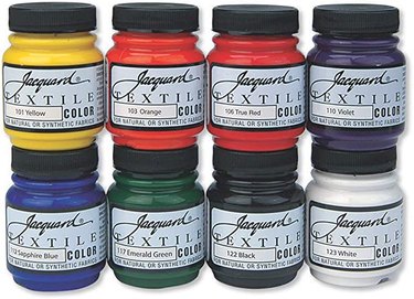 Set of 8 textile paints