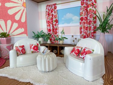 Diy barbie living discount room