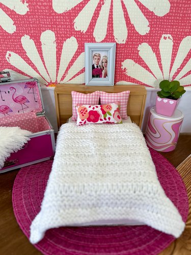 finished Barbie bedroom