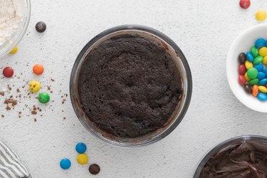 Brownie in ramekin