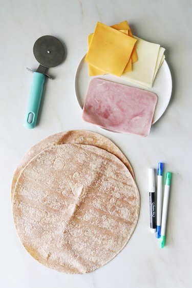 Ingredients for textbook sandwiches