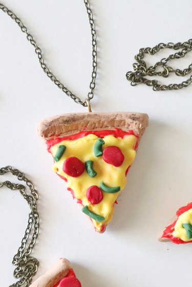 Pizza necklace on sale