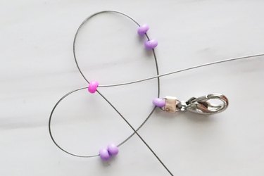 Bending wire into a heart shape