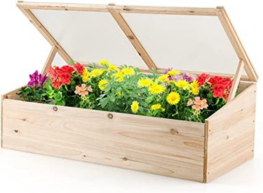 Giantex cold frame is perfect for small spaces like a balcony.