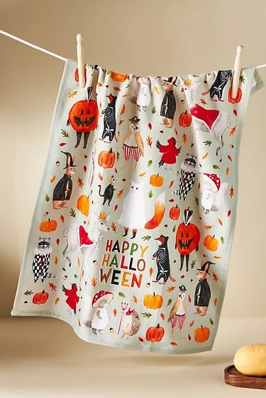 Tricks and Treats Dish Towel from Anthropologie