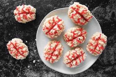 Rice Krispy treat brains