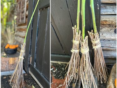 finished witches' brooms