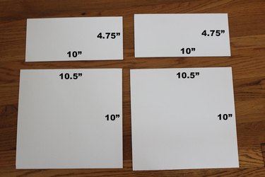 cutting foam core to these sizes