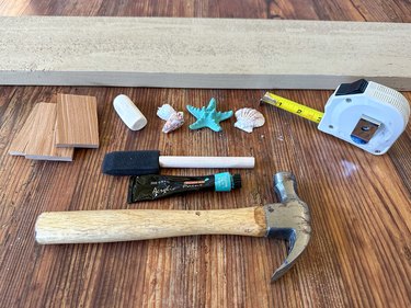 materials needed for beach cottage bird house