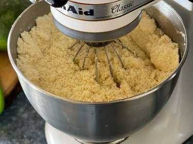 butter cut into flour and sugar