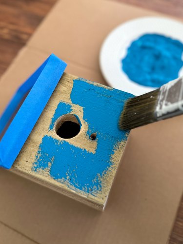 paint bird house