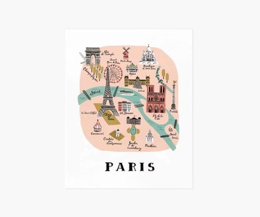 Paris art print from Rifle Paper Co.