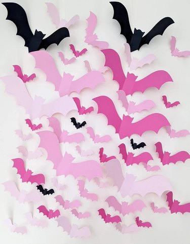 Pink Halloween Bats from Etsy