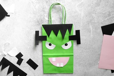 Monster Halloween treat bag