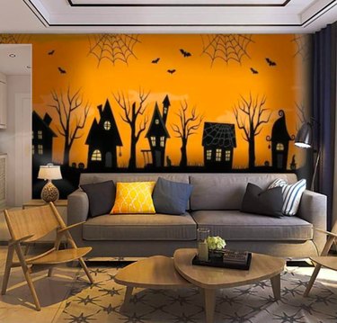 SKIWAMural Removable Halloween Peel and Stick Wallpaper