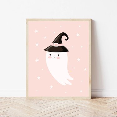 Printable pastel ghost