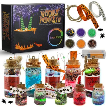 DIY Halloween Witches Potion Kit for Kids by BrassTacksKits