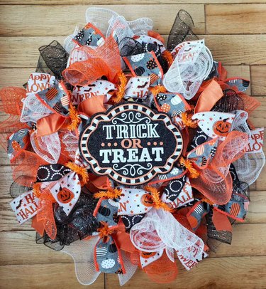 Trick or Treat Halloween Wreath Kit by StillWatersDesignsO