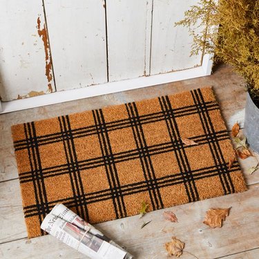 Barnyard Designs 'Welcome' Doormat Welcome Mat, Outdoor Mat, Large Front  Door Mat Indoor Entrance Mat, Back Door Mat Outdoor Entrance, Front Porch  Rug, Cute Farmhouse Home Spring Fall, 30x17, Brown 