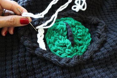 How to Create a Cozy Cat-Eye Cardigan, Step 4